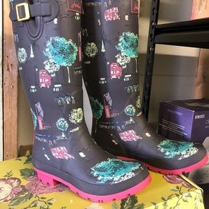 Joules  tall rain  boots